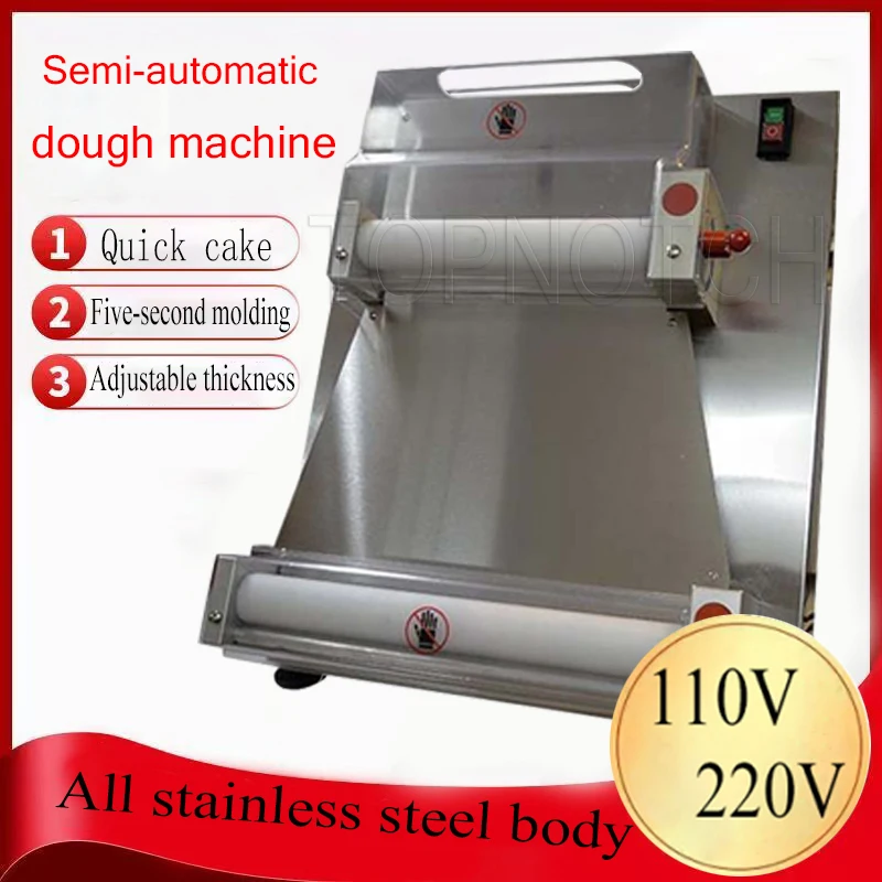 Commercial Automatic Bakery Pizza Dough Roller Dough Press Machine Electric Pasta Machine