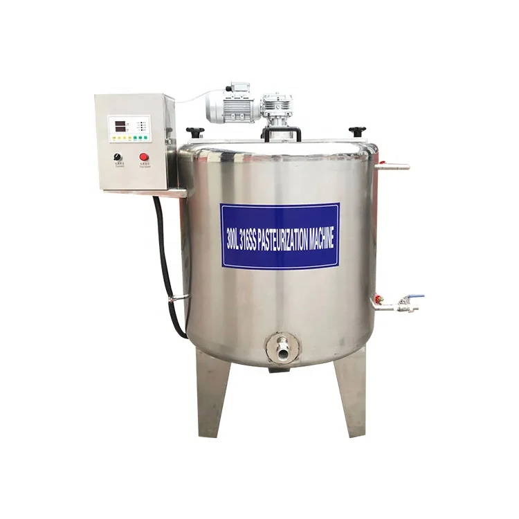Ice Cream Fruit Puree Pulp Pasteurization Unit Machine Industrial Gelato Pasteurizer Tank For Juice