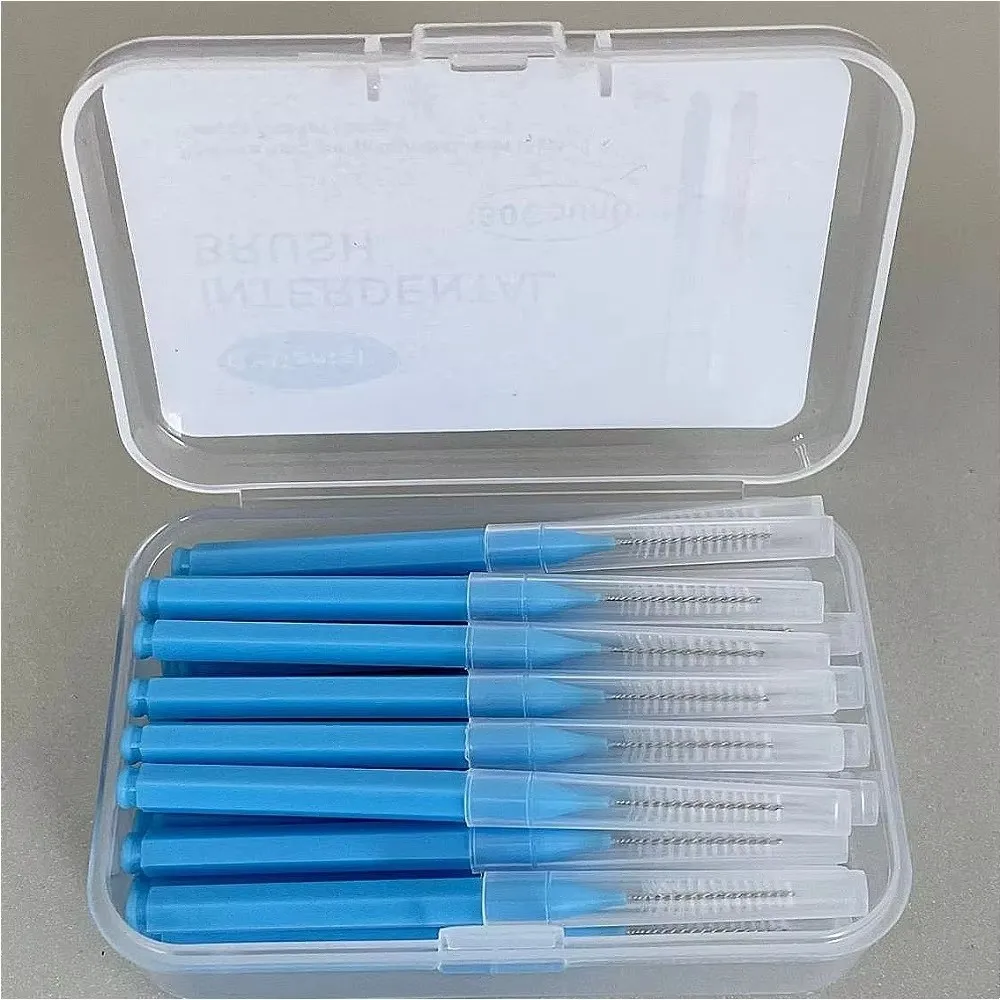 30Pcs Disposable Braces Brush Soft Micro Bendable Interdental Brushes Professional Effective Cleaning Between Teeth Brush