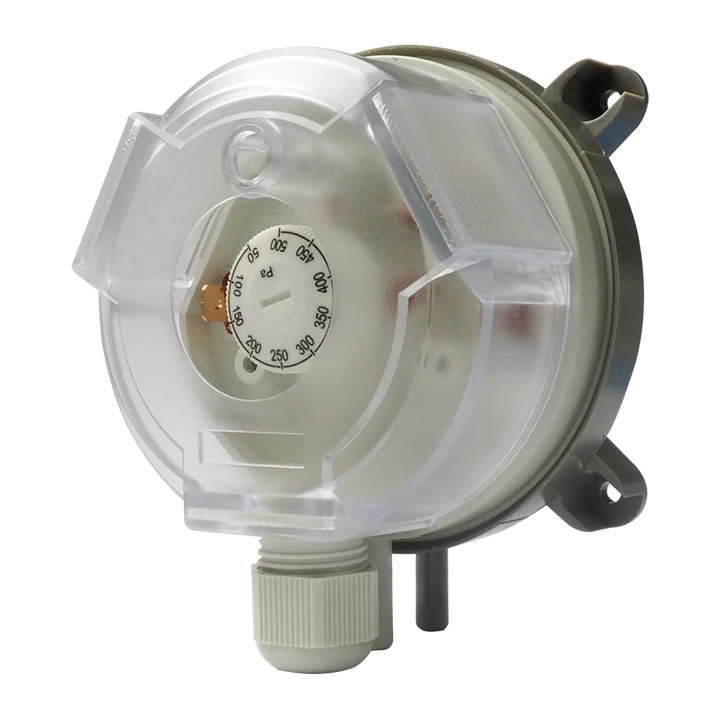 Adjustable Micro Air Differential Pressure Switch 20‑200Pa to 1000-5000 For Ventilation  Dust Monitoring Equipment
