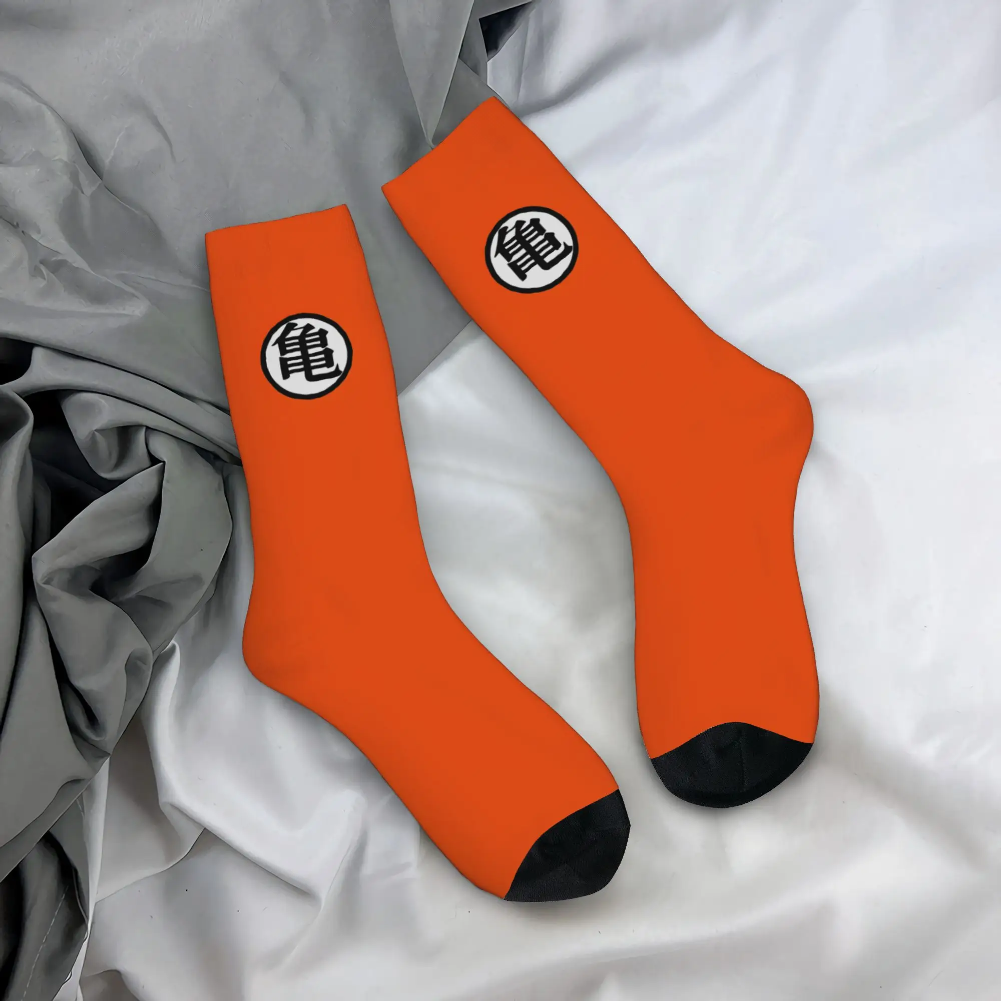 Funny Sock Dragon Ball Dragon Ball Logo Vintage Seamless Pattern Printed Men Socks Casual Men's Socks