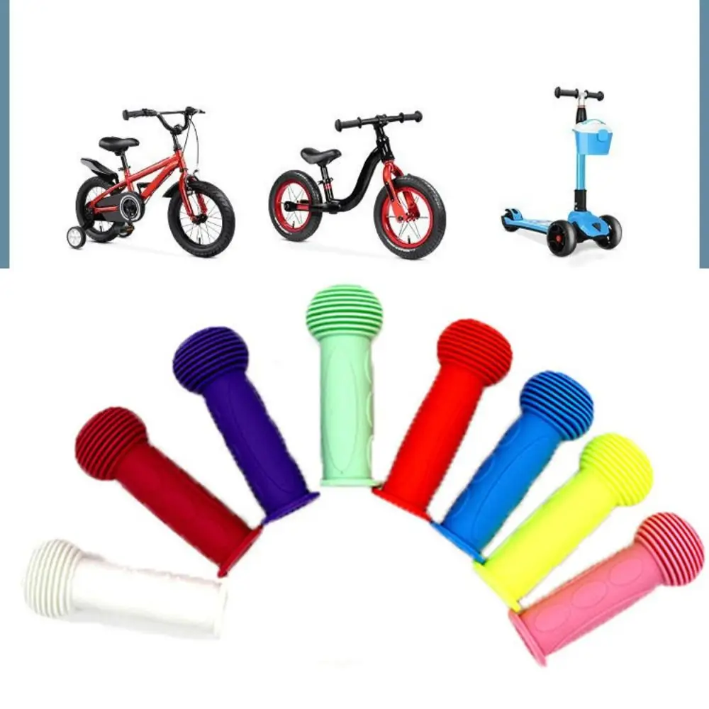 AliExpress 1Pair Colorful Blue Red Rubber Grip Child Children Kids 10 Colors Anti-skid Handlebar Bike Bicycle Grip