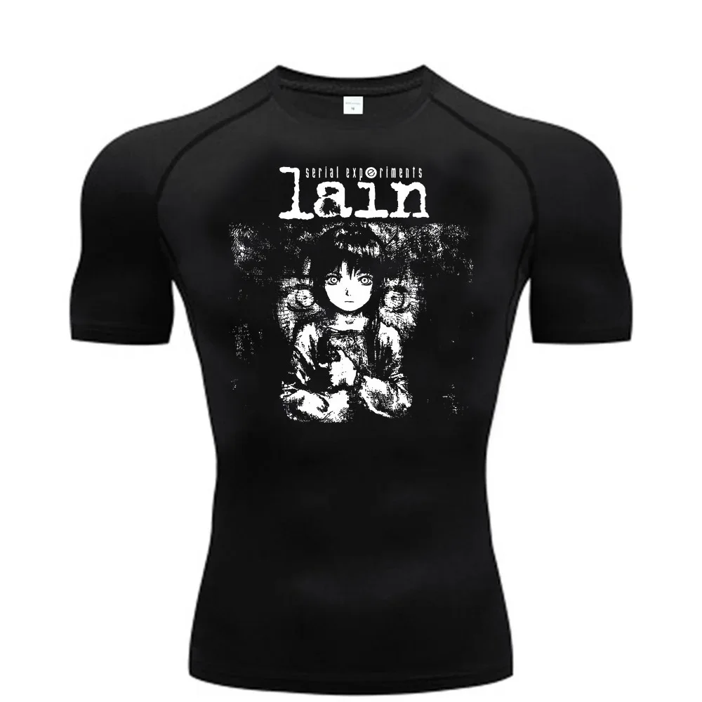Serial Experiments Lain Compression Vintage Washed  tshirt teen aesthetic Punk tshirt Trendy Retro Grunge graphic