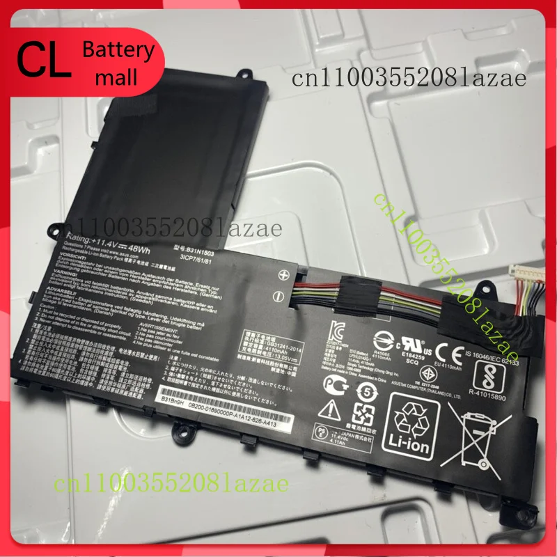 

Оригинальный аккумулятор B31N1503 для ASUS E202SA 0B200- 01690000 E202SA-1A R206SA E202SA