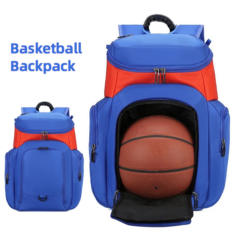 

Large Capacity Basketball Backpack Sports Ball Game Training Waterproof Fabric Wear-Resistant Backpack