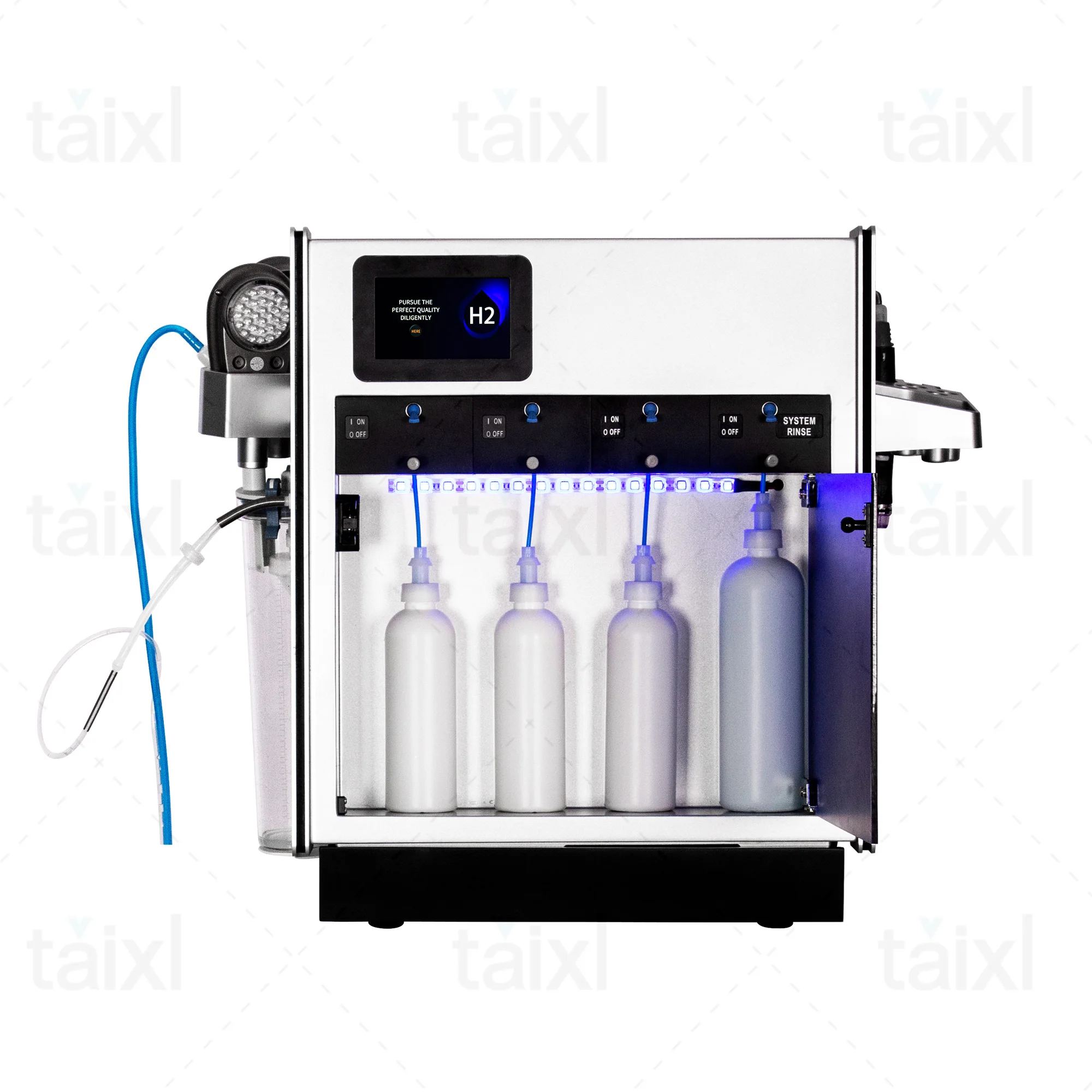 Máquina ultrassônica de cuidados com a pele facial, multifuncional, oxigênio, hidratante, remoção de cravo, limpeza para beleza facial