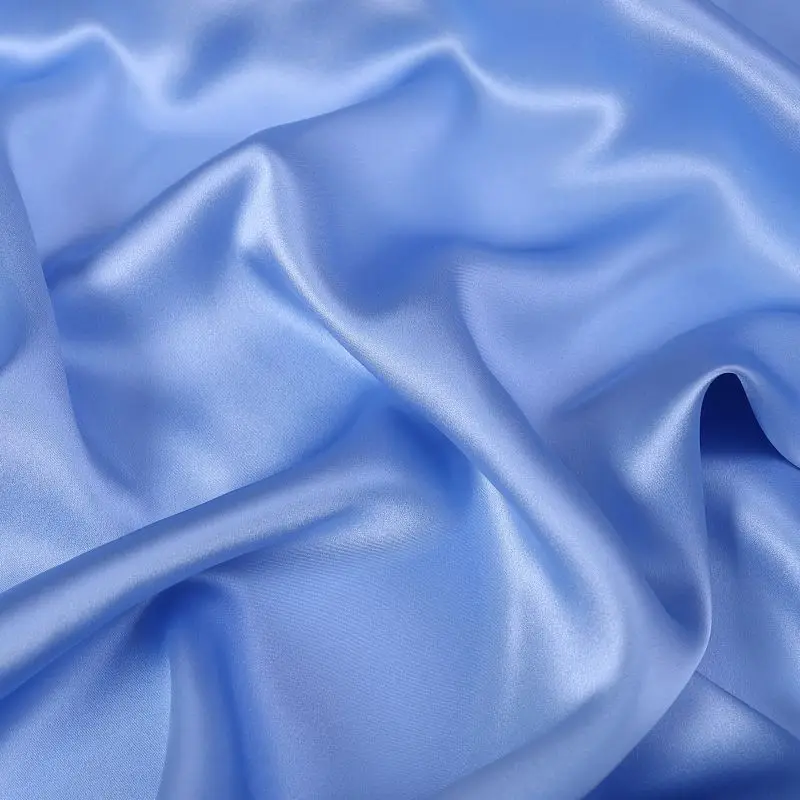 280CM Wide Silk Fabric 19MM Heavyweight Silk Plain Satin Fabric Good Drape and Durability for High-end Bedding Jackets Dresses