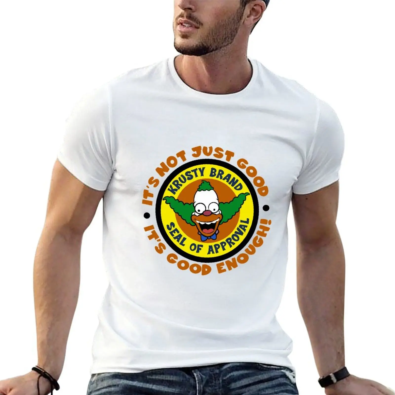 

man shirt for Krusty seal designer cotton t pack personalised shirts shirts T-Shirt t t