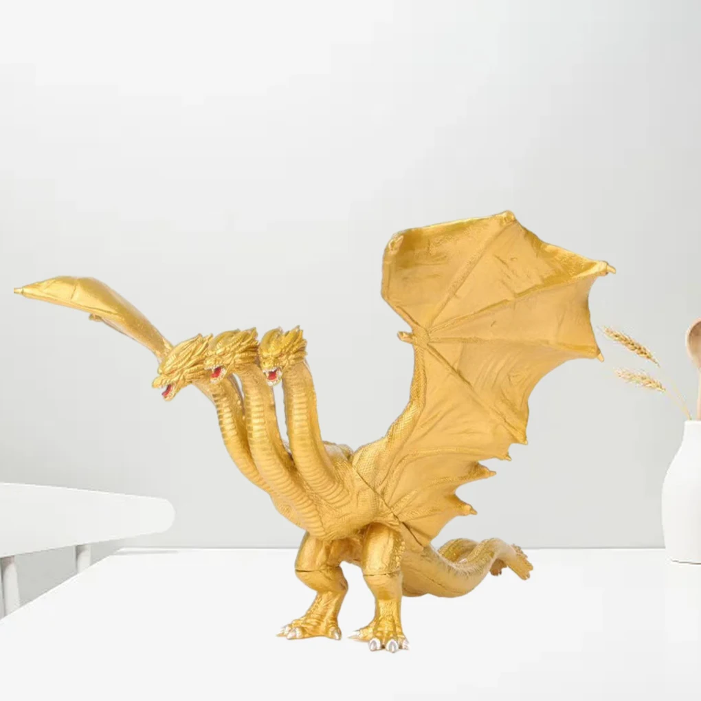 PVC Unique Shapes Fun To Move Godzillas King Ghidorah Collection Model - Graduation Gifts Compact