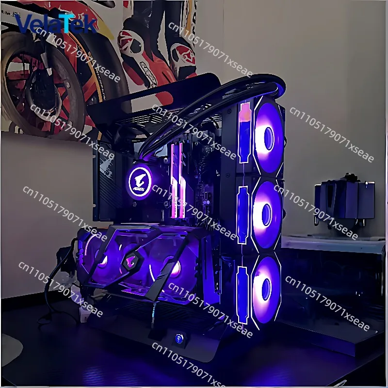 Adapted for Open chassis atx/matx computer chassis rack desktop itx creative graphics card vertical plug DIY small chassis