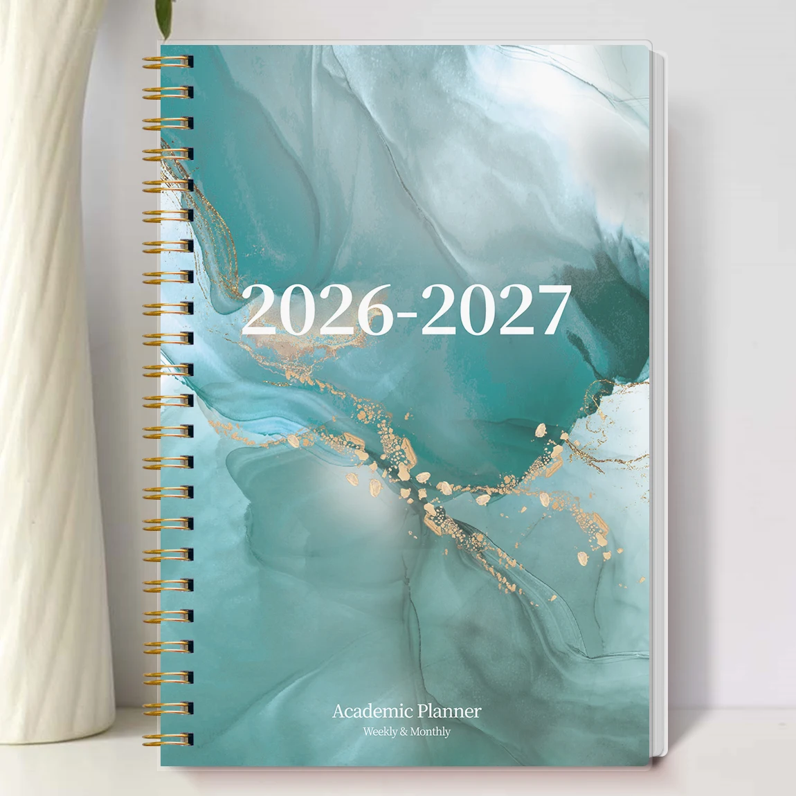2026-2027 A5 Weekly & Monthly Planner – Jan 2026 to Dec 2027 Spiral Organizer with Calendar & Notes, School & Office Supplies