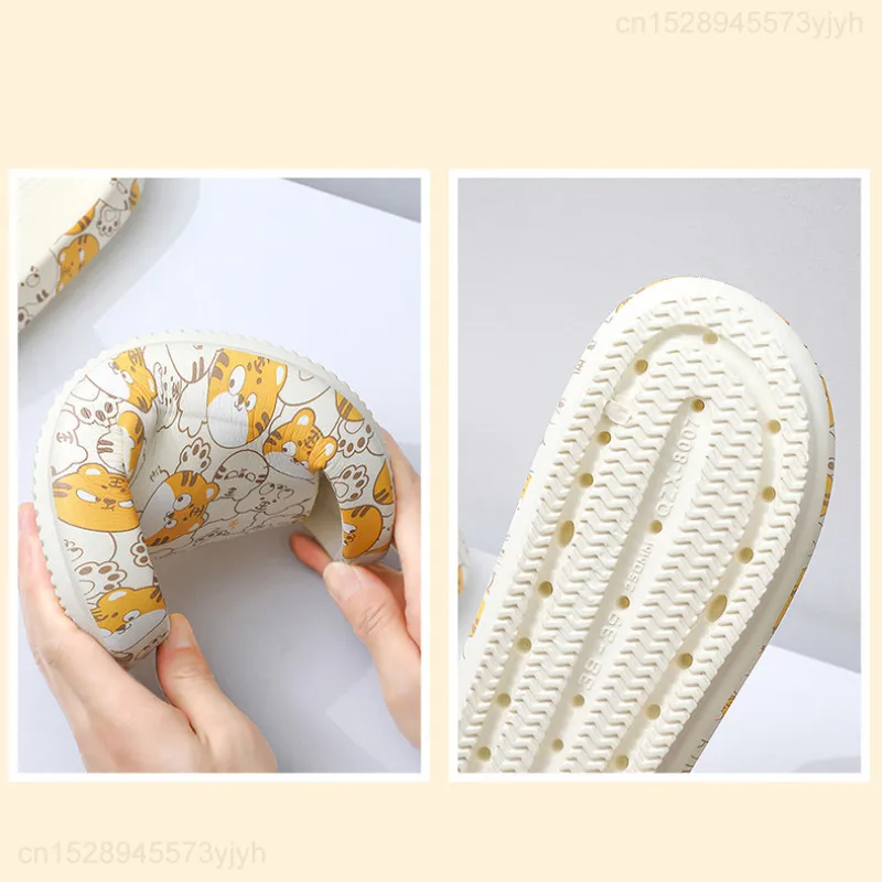 Xiaomi Mùa Xuân Và Mùa Hè Dép Nữ Hoạt Hình In Hình Dễ Thương Phòng Tắm Dép Cặp Đôi Nhà EVA Chịu Mài Mòn Dép Sandal Nam