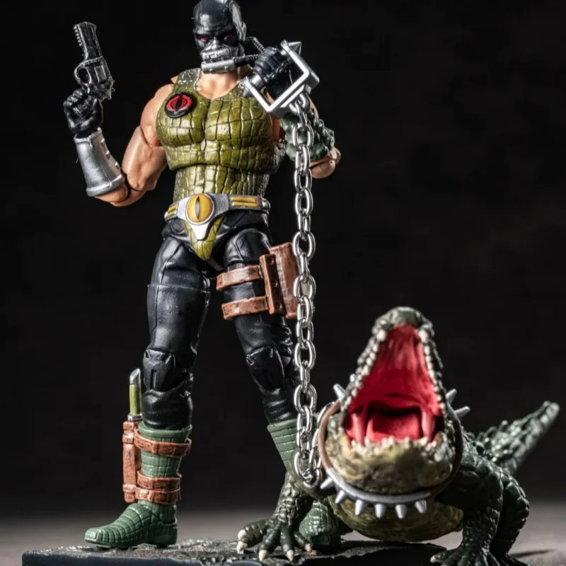 

【В наличии 】 Оригинальная коллекция передвижных кукол Haiya Hiya 1/18 Gijoe Crocodile Master Fashion Trend Toy