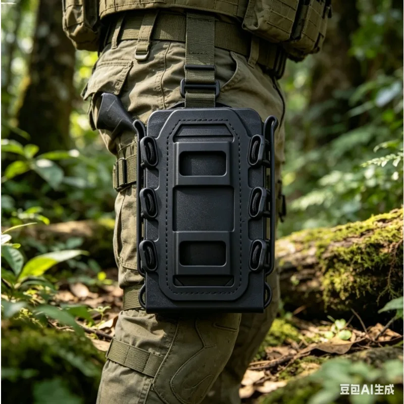 

2026 New Flexible Magazine Pouch Storage Bag For 5.56 7.62 Foam Darts Fitted With MOLLE Clip Buckle Outdoor Toy Tactical Parts