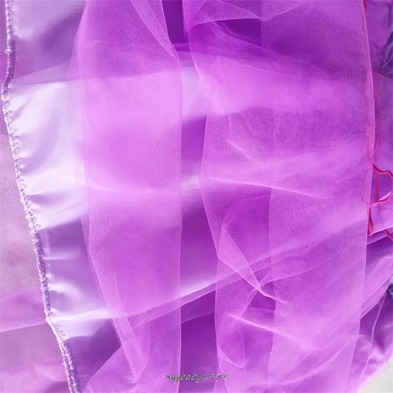 Le ragazze primaverili vestono Barbie Princess Fashion Summer Kids Dresses for Girl Party Tutu Dress Birthday Costume + Bag 100-150 CM