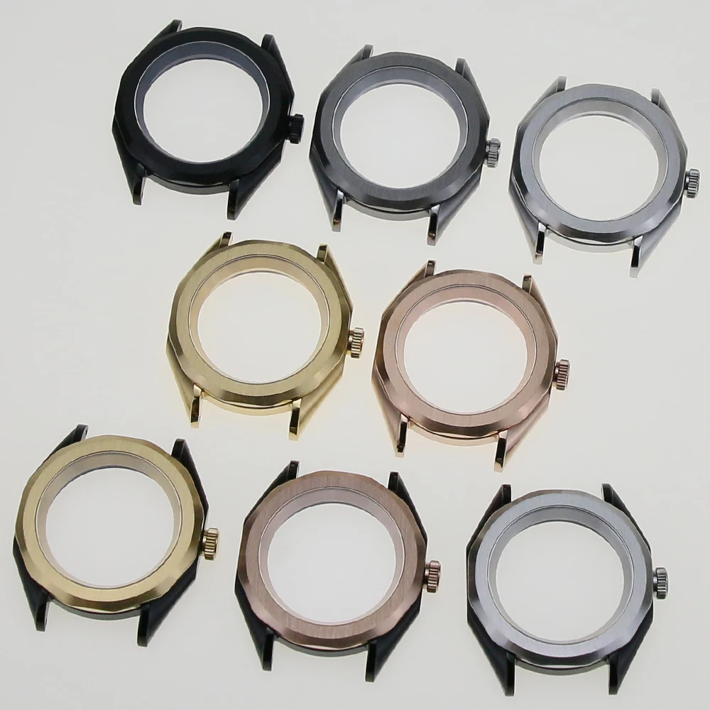 40mm 316L Stainless Steel Fit NH34 NH35 NH36 Movement  28.5mm Dial And SKX Parts  Sapphire Glass 007 Watch Case