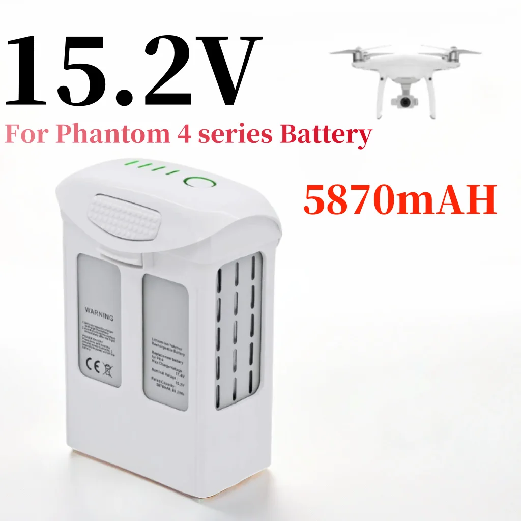 

Drone Battery for DJI Phantom 4 Pro/4 for Phantom 4 Advanced 15.2V 5870mAh High Energy Intelligent Spare Flight Battery