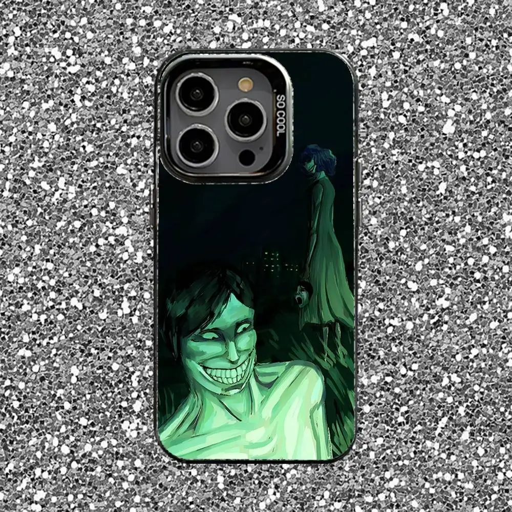 دخيل لا أنا لست حافظة هاتف بشري لهاتف آيفون 16,15,14,13,12,11,Pro,XS,Max,Plus,Mini,SE غطاء مقاوم للصدمات من الحلوى السوداء غير اللامعة