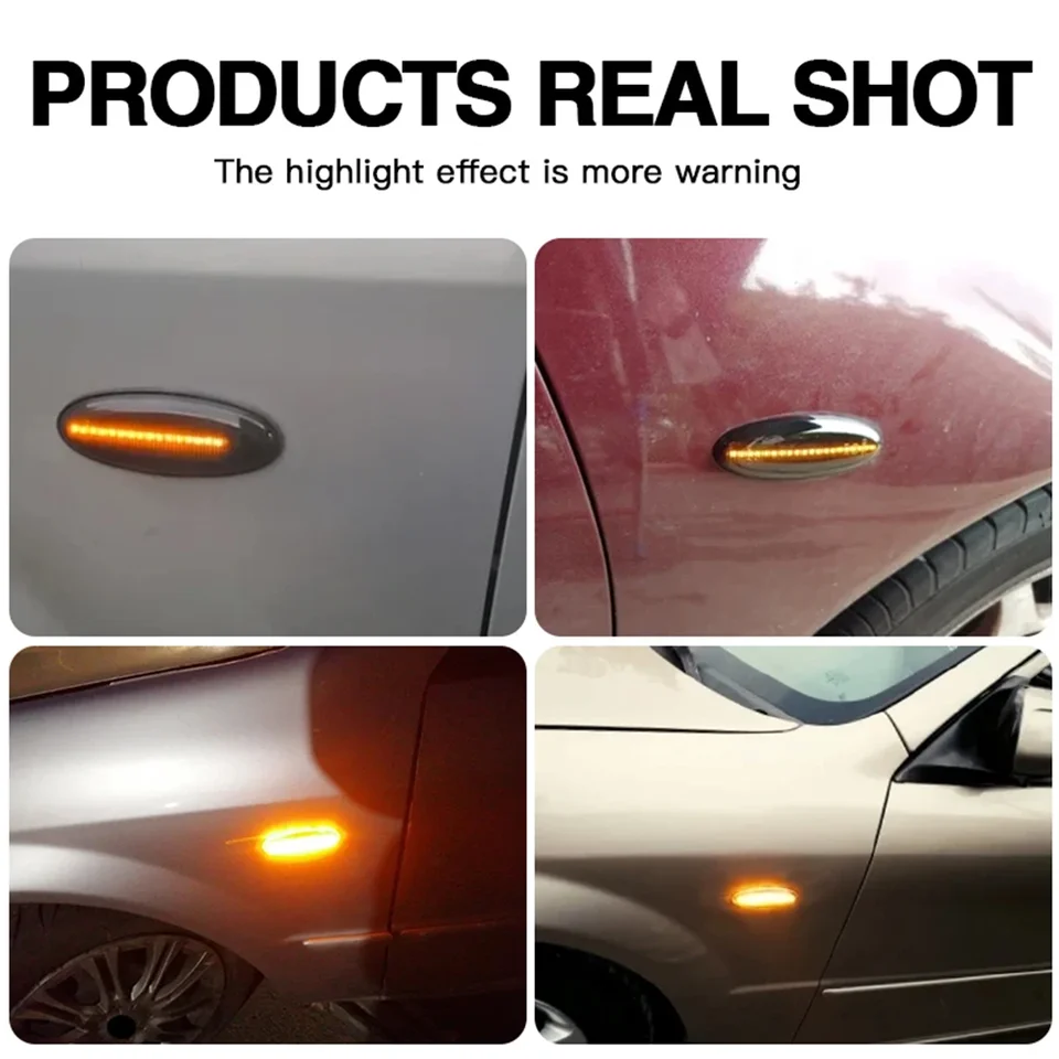 L/R Side Fender Repeater Lamp Light For Mazda 323 626 MPV Premacy MX-6 Tribute