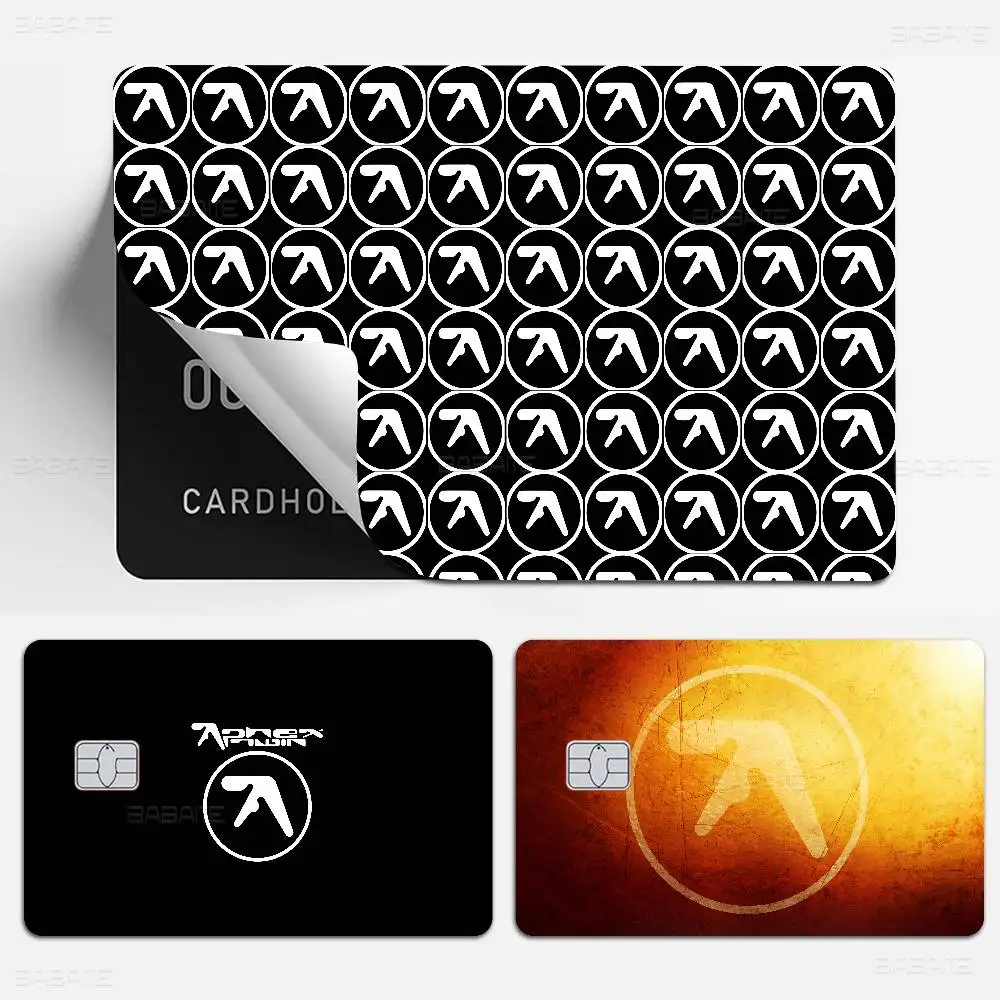 Singer A-Aphex T-Twin 2024 Anime Cartoon Skin Stickers Film Tape Case For Big Credit Debit Card Front Side