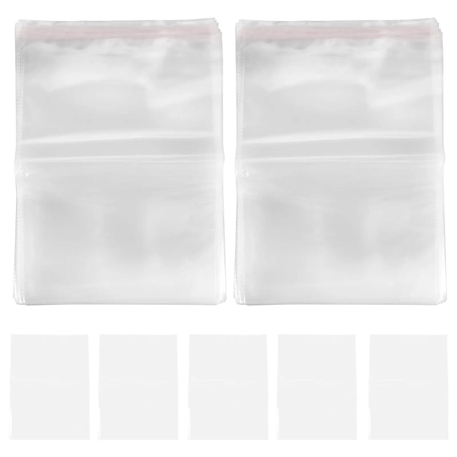 

Self Adhesive Cello Bags Transparent OPP Material Gift Bakery Biscuit Clear Reusable Packaging Party Home Store Kitchen