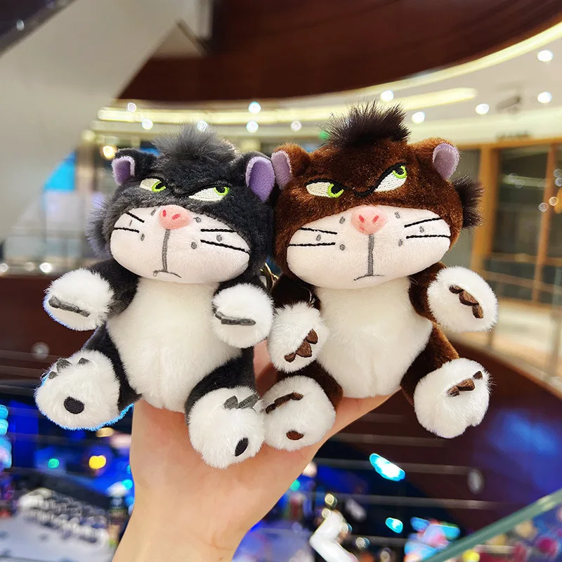 

12cm Disney Cute Lucifer Cat Plush Keychain Doll Anime Cartoon Movie Kawaii Lovely Lucifer Cat Cosplay Bag Pendant Decor Gift