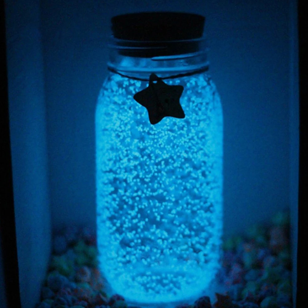 

2 Pack Fluorescent Powder DIY Bright Nail Art Glow In The Dark Sand Powder Glow Pigment Dust Luminous Nail Glitter (Blue-green 2