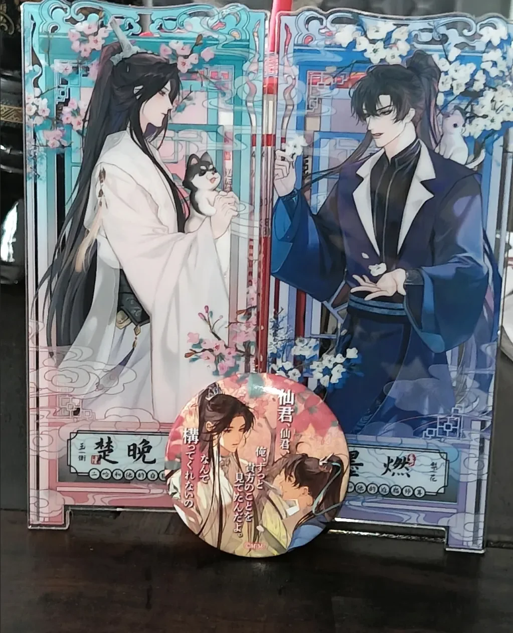 The Husky and His White Cat Shizun Chu Wanning Mo Ran Cosplay Anime cartoon Acrylic Standing sign decoration Accessories Gift