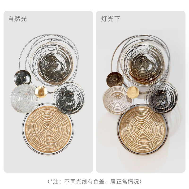 Wabi Sand Wind Wall Decoration Hotel B & B Creative Art Room Iron Wall Decoration Personalized Three-dimensional