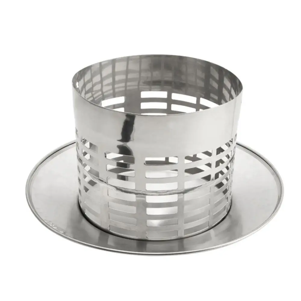 75-200mm Stainles Steel Chimney Cap Exterior Wall Ventilation System Air Outlet Rain Pipe Cap Roof Duct Vent