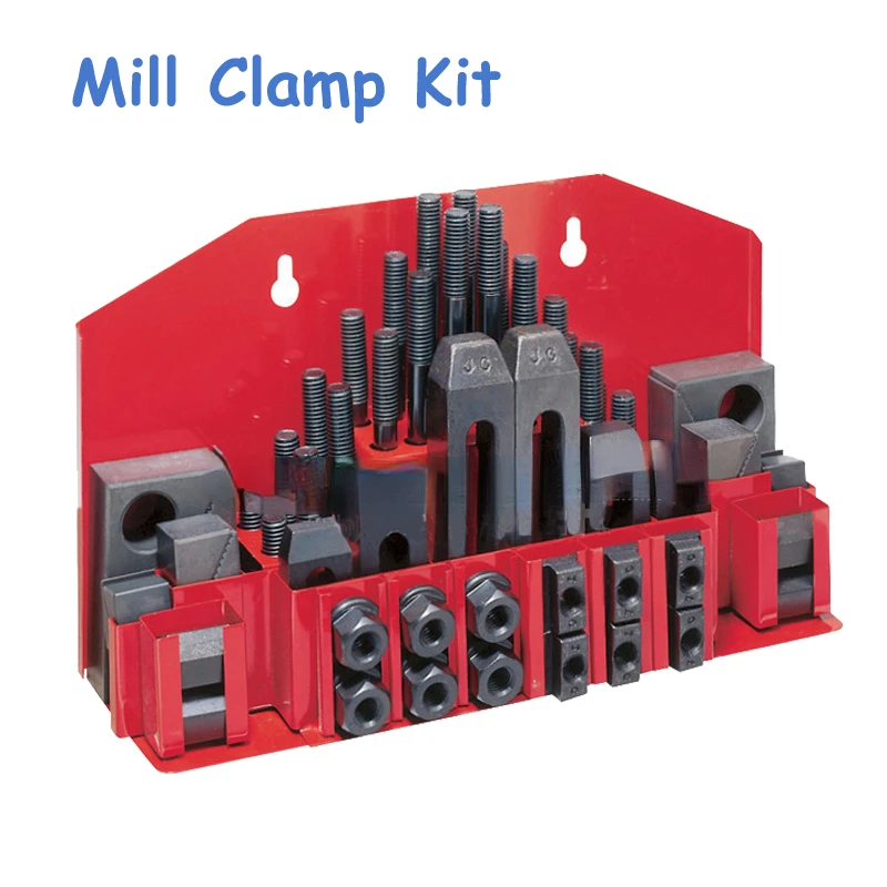 M12 Milling Clamping Set 58pcs Mill Clamp Kit Vice Universal Fixture Set Pressure Plate