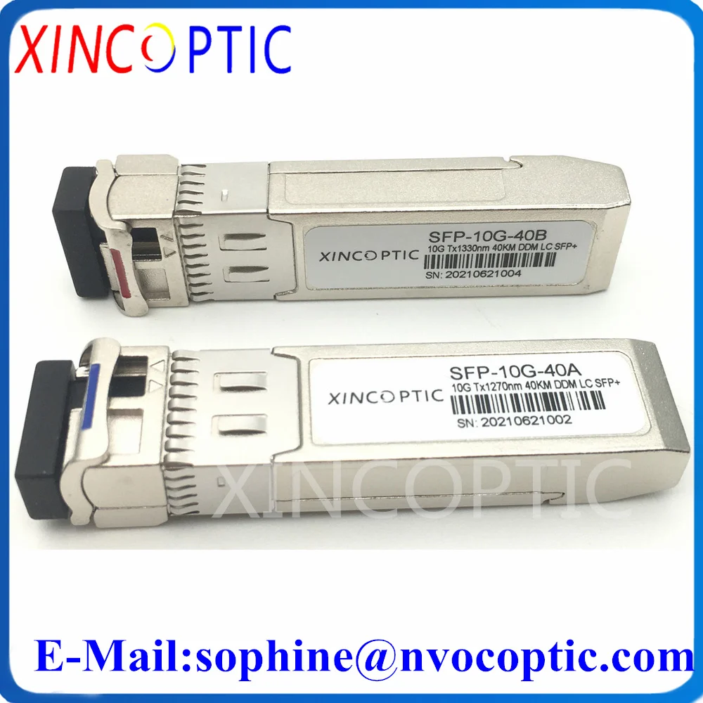 

Single Fiber Modoe Mini GBIC WDM 10G 1270nm/1330nm 40km BiDi SFP+ LC DOM Strong Compatibility