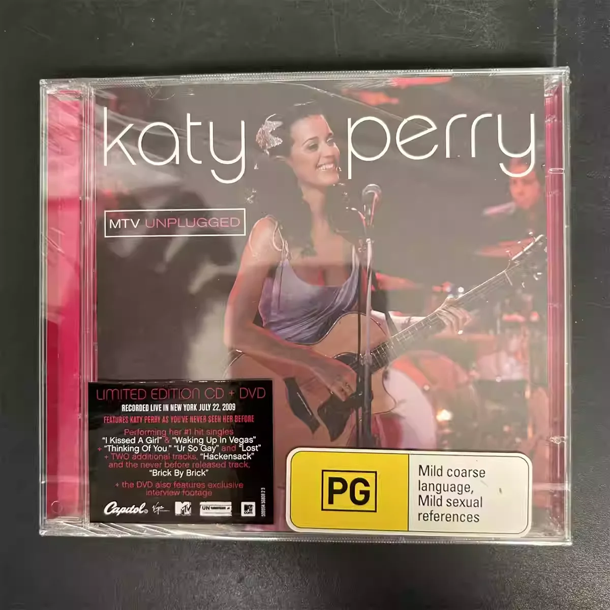 

Classic Pop & Acoustic Live Album Katy Perry Music CD+DVD MTV Unplugged Music Record Cosplay Walkman Car Soundtracks Box Gifts