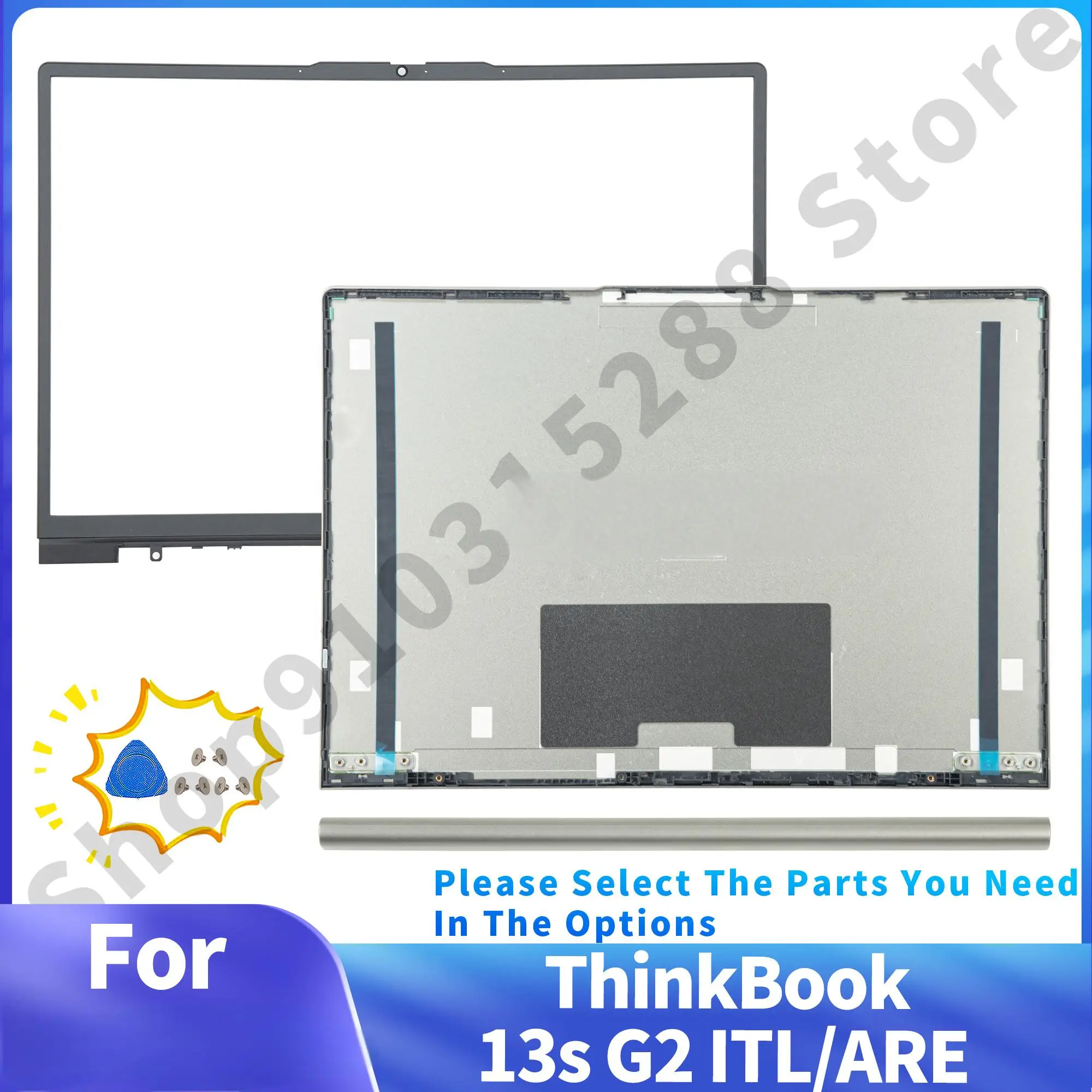 

New For ThinkBook 13s G2 ITL Thinkbook 13s G2-ARE thinkbook 13s G3 ACN 2021 Back Cover/bezel/Hingecover Parts Replace 13.3inch