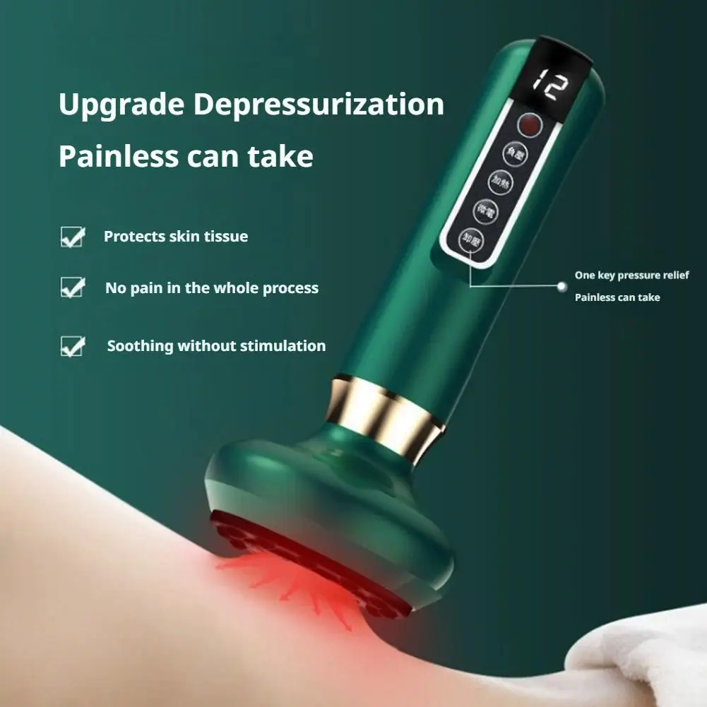 Instrumento elétrico de cupping e raspagem, artefato mágico, instrumento de dragagem de meridianos, cupping inteligente e corpo universal