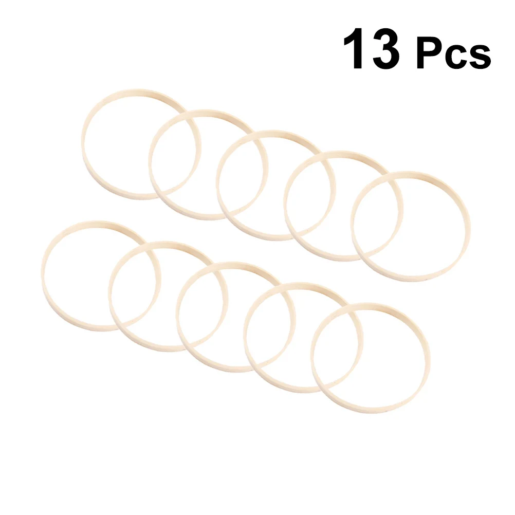 

13 pcs 15Cm Bamboo Material Diy Frame For Dreamcatcher Windchime Wreath Round Fan Handmade Project Decor Accessories