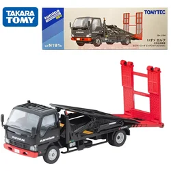 TAKARA TOMY TOMYTEC Tomica 1/64 TLV-N191b ISUZU ELF (ADVAN) Black Alloy Toy Motor Diecast Metal Model Gift