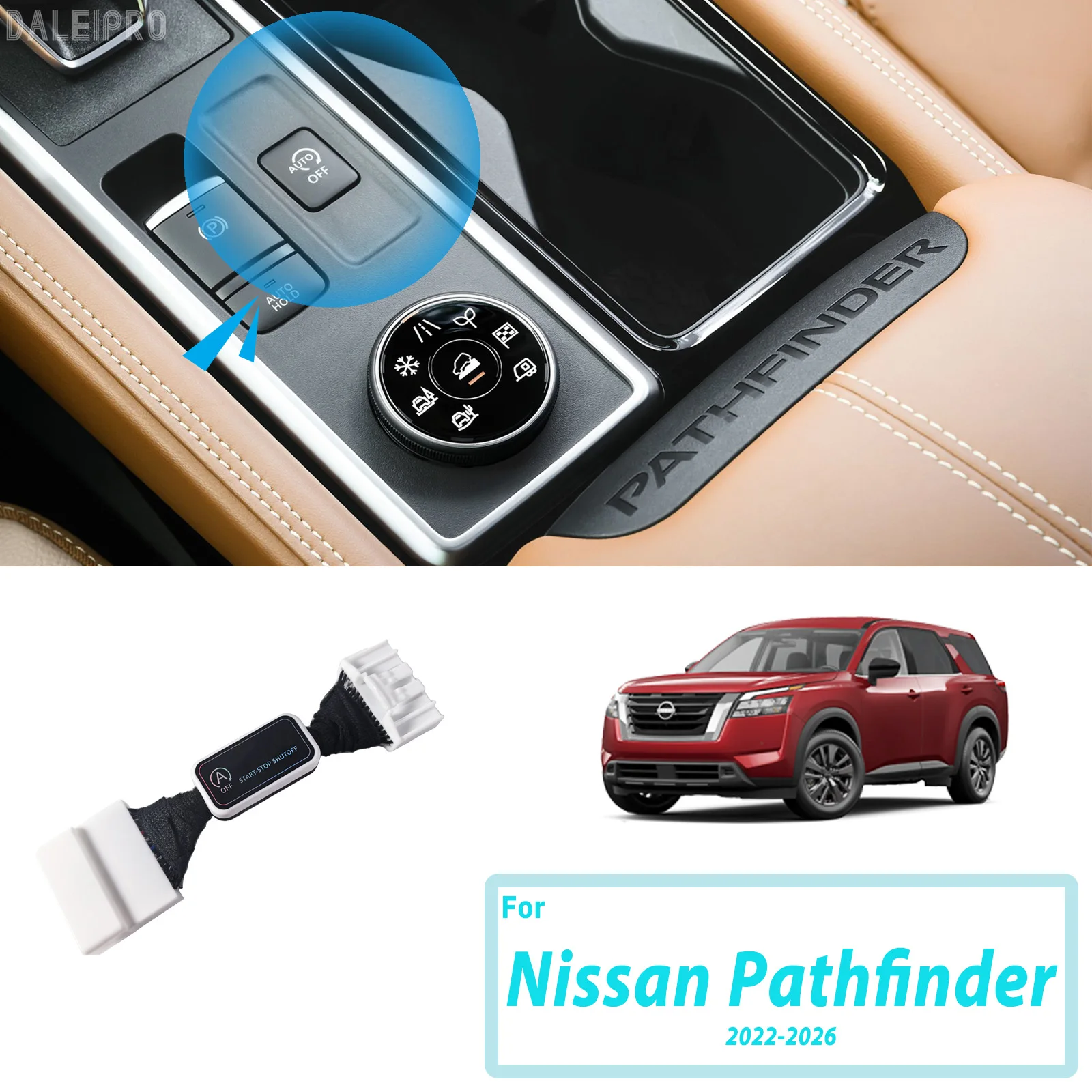 For Nissan Pathfinder 2022-2025 2026 Automatic Stop Start Engine System Disable Smart Shut Down Car Auto Start Stop Eliminator