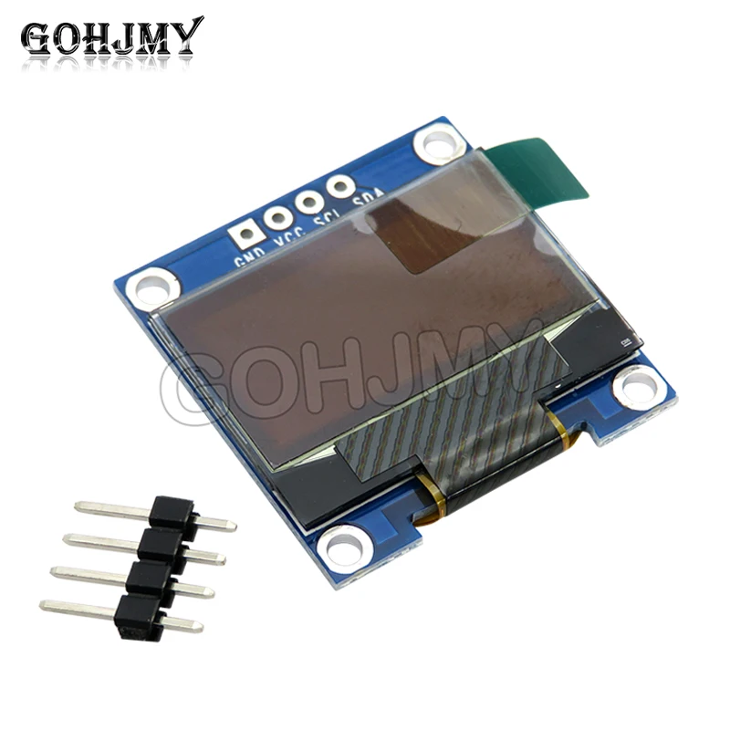 0.96 inch oled IIC Serial White OLED Display Module 128X64 I2C SSD1306 12864 LCD Screen Board GND VDD SCK SDA for Arduino