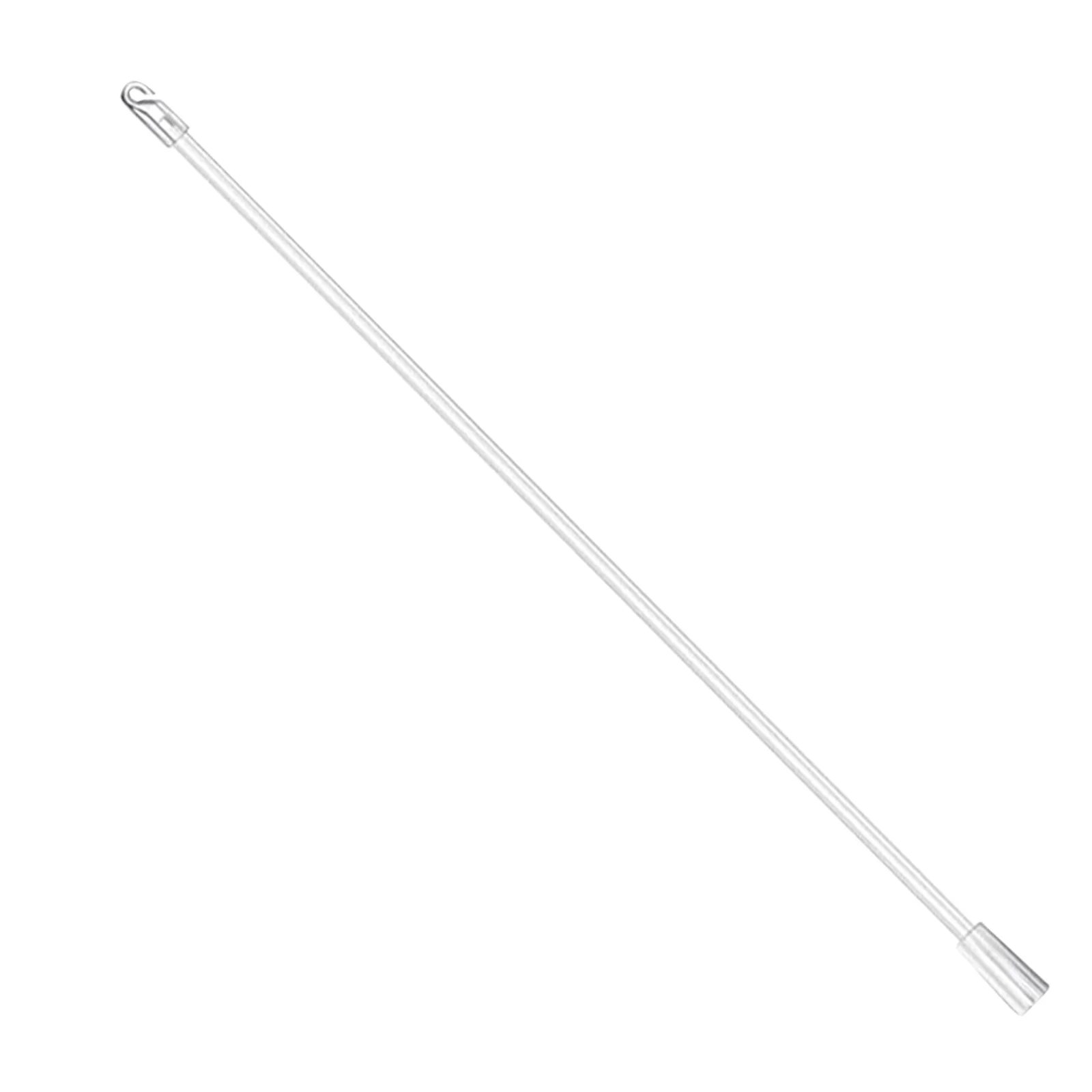 عصا سحب الستارة 15 بوصة عصا أعمى شفافة متينة مقاومة للاهتراء سهلة المطابقة ستائر عصا عمياء عصا سحب الستارة