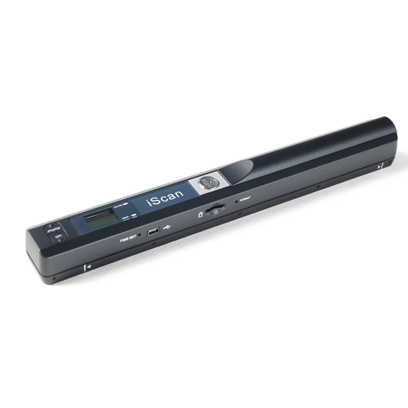 IScan Portable Scanner Mini Handheld Document Scanner A4 Book Scanner for JPG and PDF Format 300/600/900 DPI