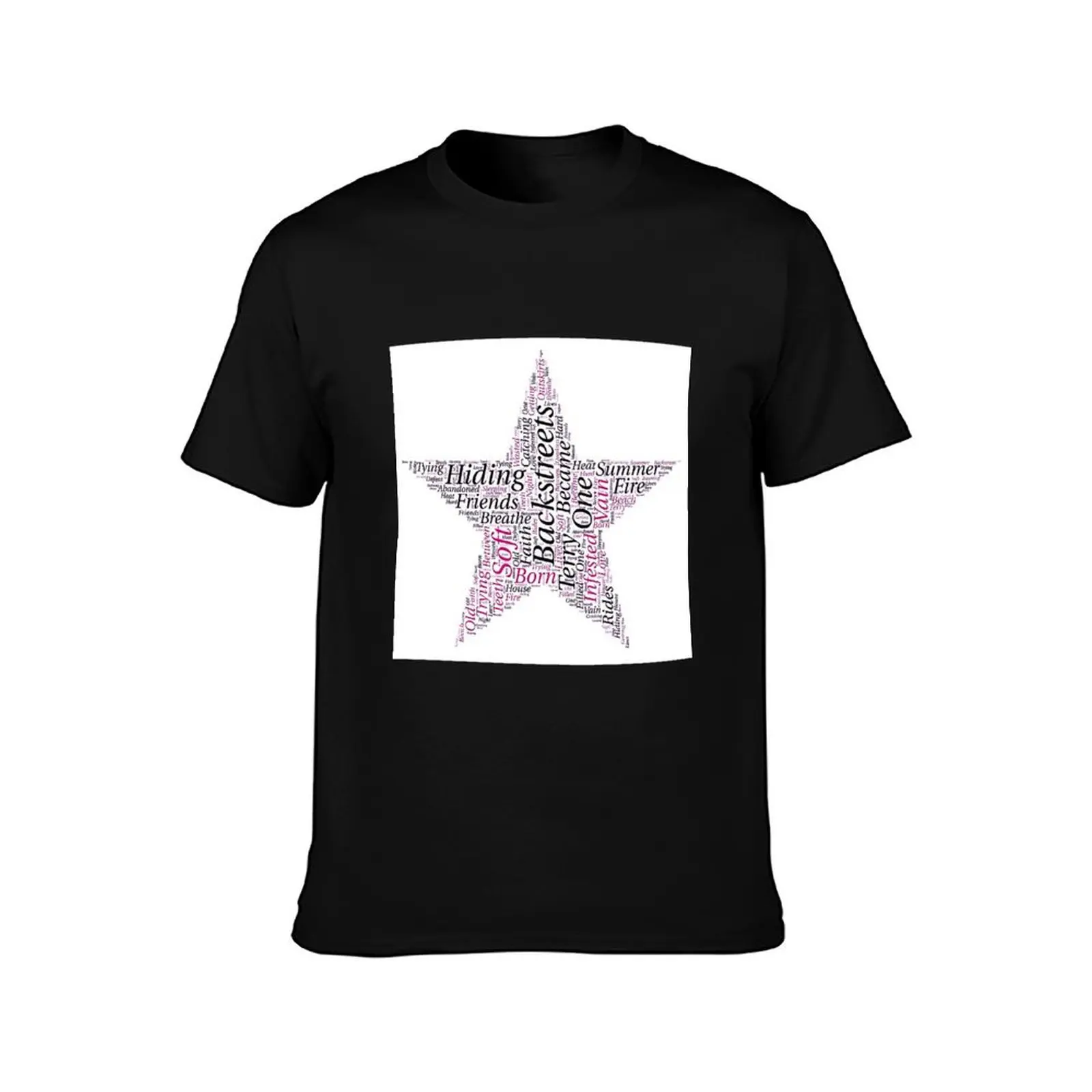Springsteen Lyrics Tribute. Backstreets. WallsOfFameAust T-Shirt Work Wear Lightweight Tee T-Shirt