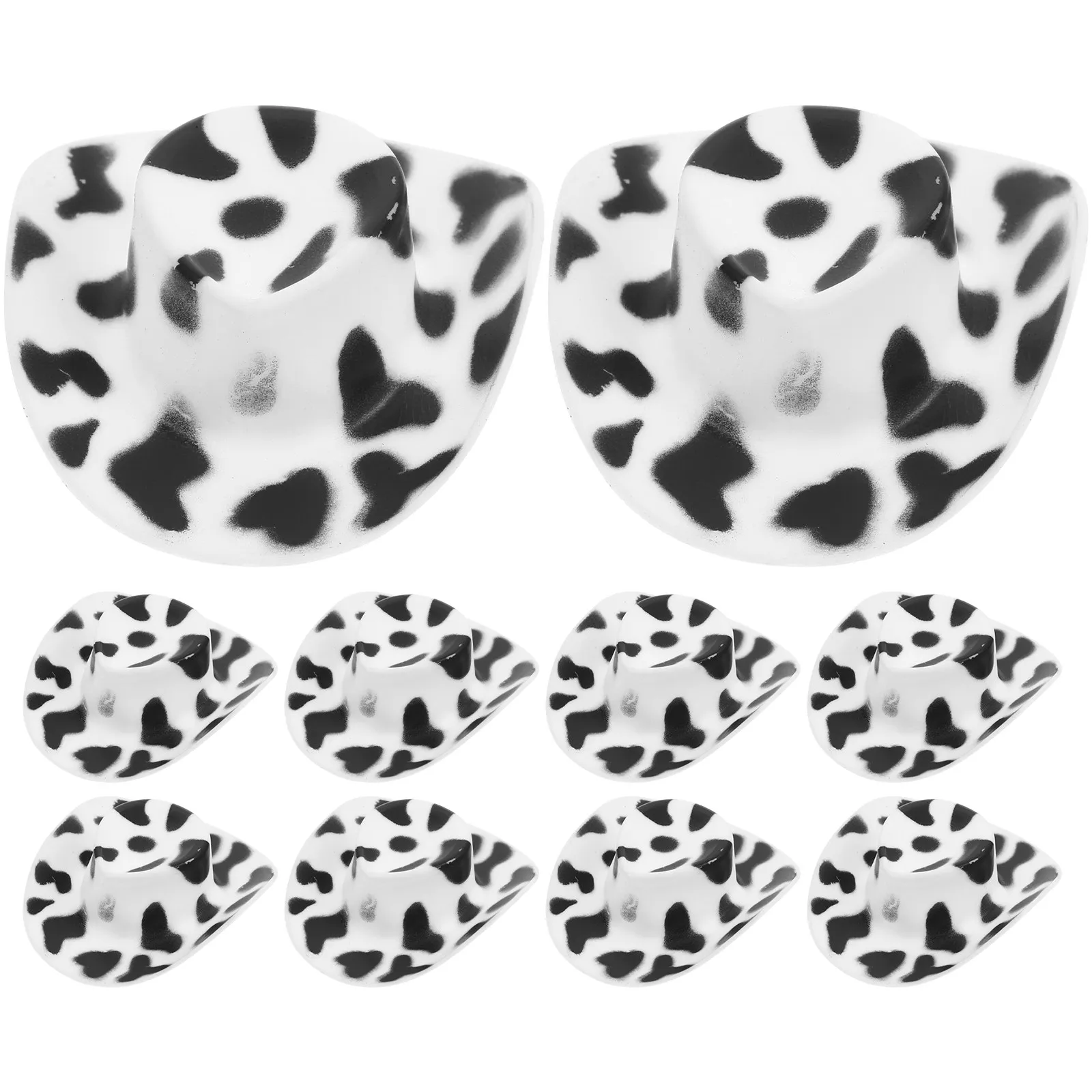 Acessórios de chapéu de cowboy em miniatura, adoráveis, decorativos, resistentes ao desgaste, duráveis, práticos, leves, natal, aniversário, casamento