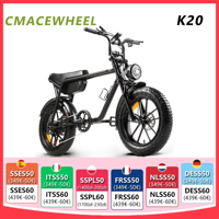 CMACEWHEEL K20 Electric bicycle 20“ Fat Tire E-bike 48V 17Ah Battery 7-Speed E Mountain Bike Men & Women Torque 70Nm