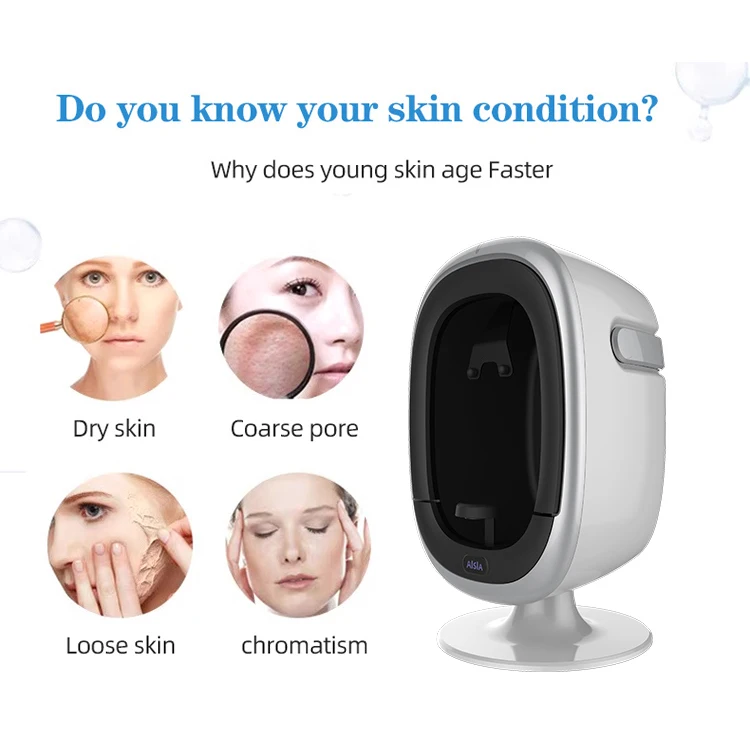 Beauty Face Skin Analyzer Equip Facial Analysis Skin Analyzer Machine Facial Skin Test Device for Sale