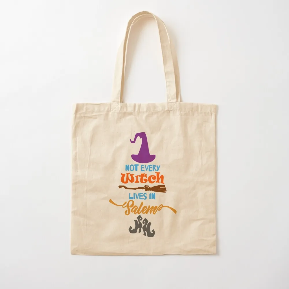 

Salem Witch Tote Bag, эстетическая женская сумка-шоппер, холщовая большая сумка