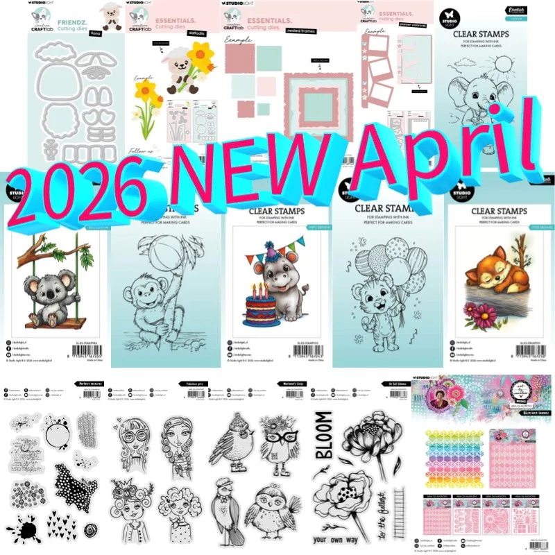 Troqueles de corte de metal y sellos de silicona con formas de corazón, estrella, etiqueta, ovalada, cuadrada y tarjeta