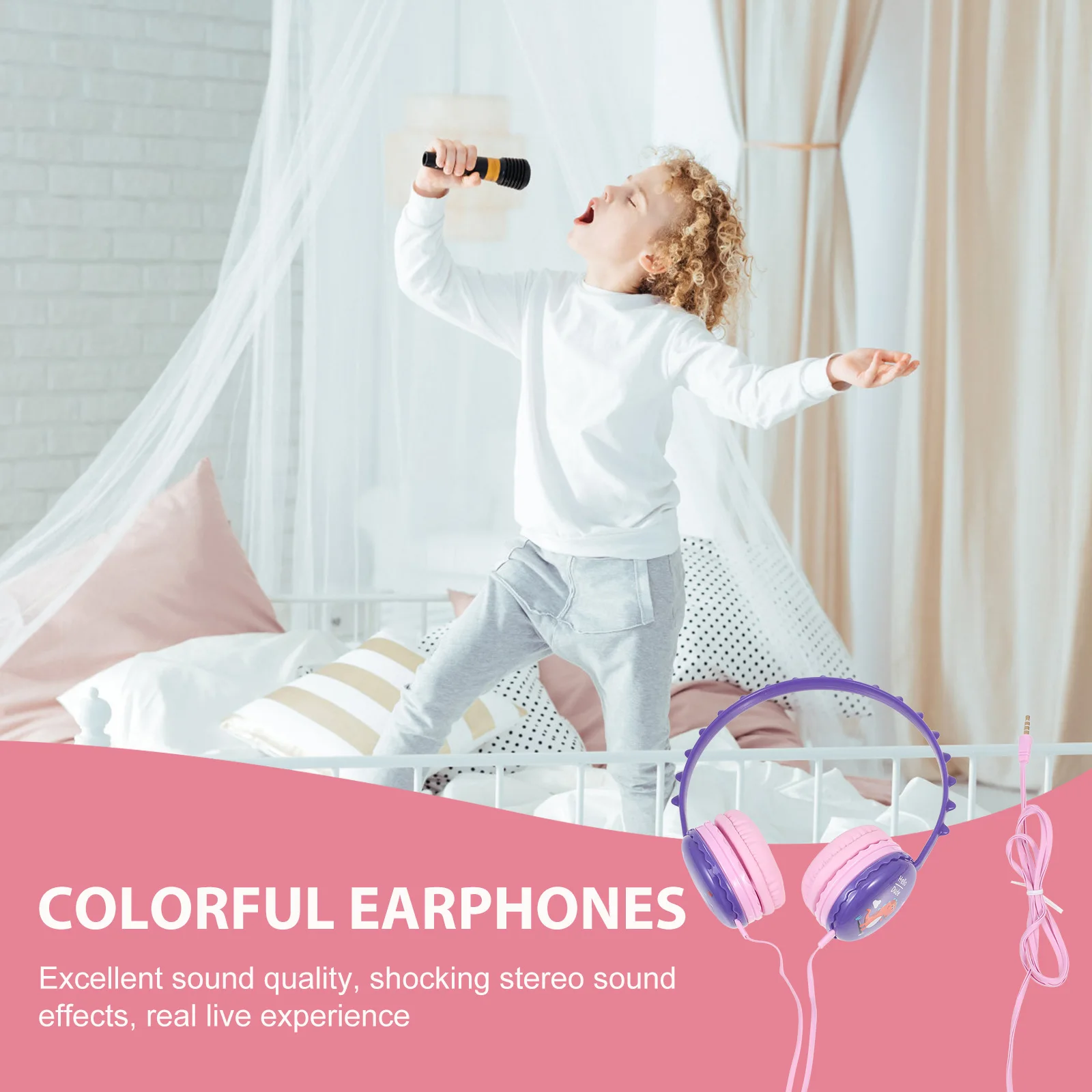 

Dinosaur Headphones for Kids Children Adorable Wired Earphones High Grade Material Comfortable Stereo Sound Kids Headphones