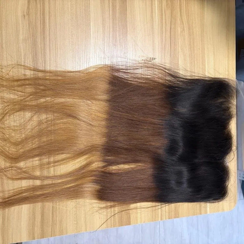 13x6 الدانتيل أمامي # 1b/4/27 كتلة شعر طبيعي مفرود 12-22 بوصة البرازيلي عذراء ريمي كامل اليد النسيج قبل قطعها شعر الطفل