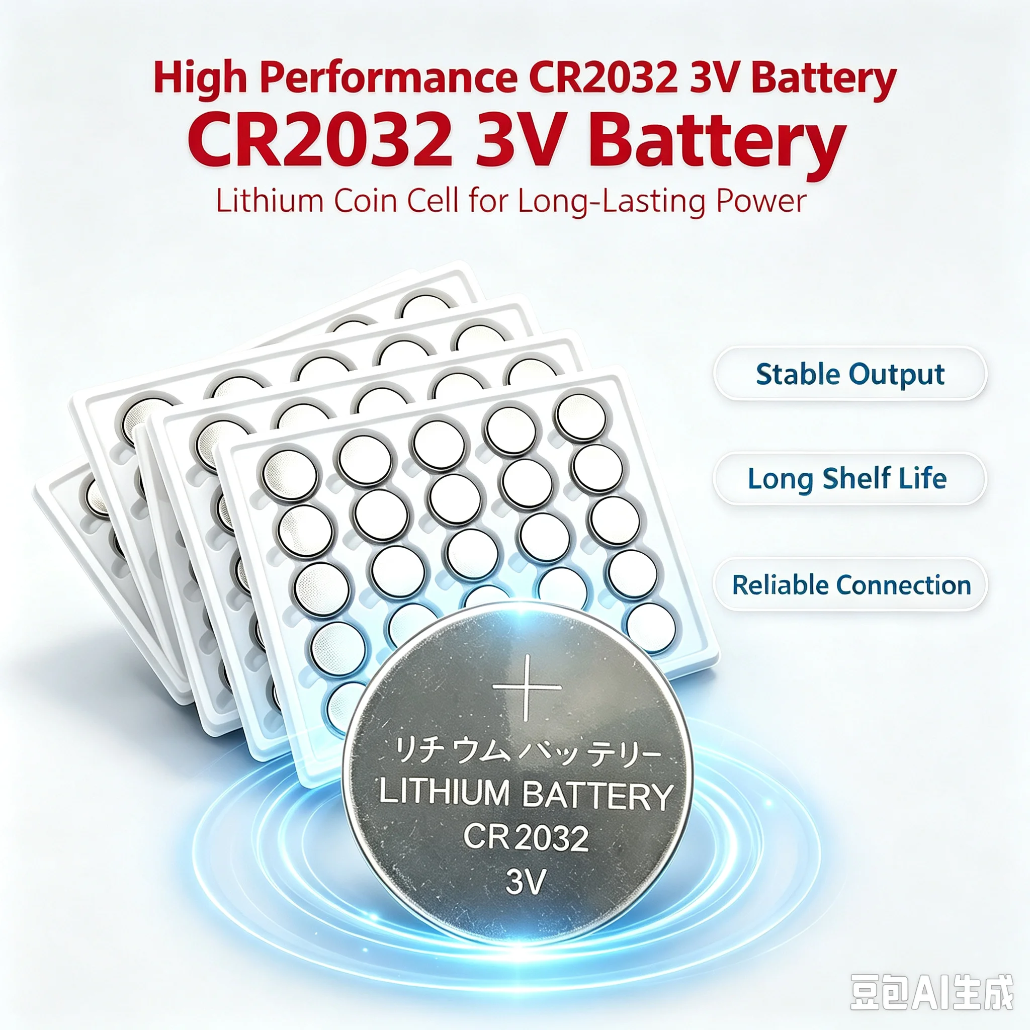 25/50PCS CR2032 CR 2032 3V Lithium Coin Cell Battery DL2032 ECR2032 BR2032 SB-T15 For Watch Car Remote Control Scale Thermometer